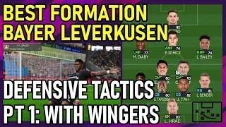 PES2021 Best Formation | BAYER LEVERKUSEN | Defensive Tactics Part 1 With Wingers