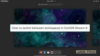 How to switch between workspaces in CentOS Stream 9