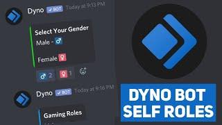 Self/Reaction Roles | Dyno Bot | Easy Assignable Self Roles | Mobile Setup Tutorial | Techie Gaurav