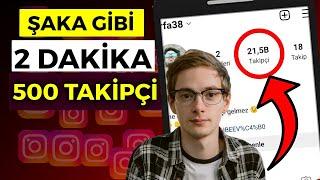 İNSTAGRAM TAKİPÇİ ARTTIRMA - 2 DAKİKADA 500 TAKİPÇİ