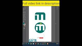 Best logo design|lettermark M logo|#short #viral #tutorial #logo #design #shortvideo