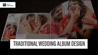 Traditional Wedding album design l #weddingalbum #folderizealbum #albumdesign