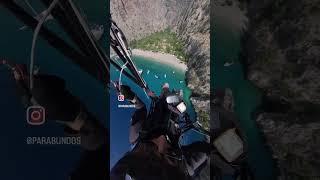 Little adventure flight to Butterfly Valley (400m deep) 🪂