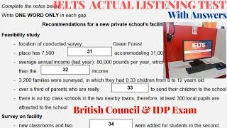 IELTS Listening Actual Test 2023 with Answers | 26.09.2023