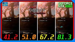 Godfall - FidelityFX Super Resolution Nvidia GTX 1060 Benchmark 1440p 720p Comparison FSR AMD