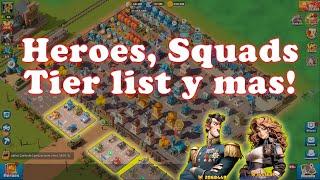 LastWar Mobile: Heroes, squads, tear list, combos y counters. Analisis completo.