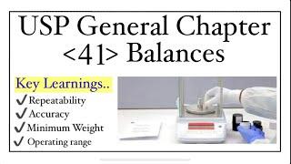 USP General Chapter 41 || Balances || Part-2 ||