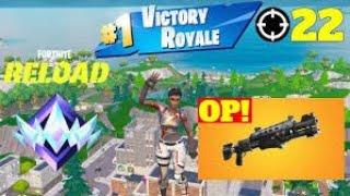 Fortnite Reload | High Kill Solo vs Squads Ranked Gameplay