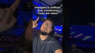 Texto em vídeo com esta IA #chatgpt #dicas #inteligenciaartificial #tecnologia #ia