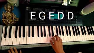 Harivarasanam on keyboard with notes. Anantha Krishnan R. Lord Ayyappa Song