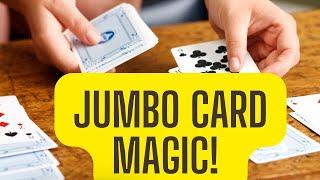 Jumbo Card Magic! /Chuck's Corner Weekly #Houseoftheunusual.com® #ChuckCaputoMagic®