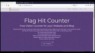 How to Add HTML Hit Flag Counter to Blogger,website and wordpress