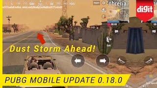 PUBG Mobile 0.18.0 Update (Beta)- Side Scope, Dust Storms on Miramar 2 0, Scoped Win94 & More