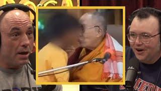 JRE: Dalai Lama Kissing Boys TONGUE?!