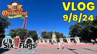 Oktoberfest + MAJOR Changes at Six Flags Great Adventure! | Vlog 9/8/24