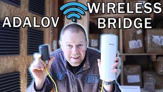 Adalov Point to Point Wireless Bridge Install