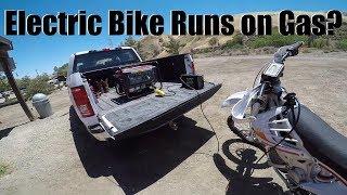 How I charge my Electric Dirt Bike on the Go! // Alta Redshift MXR