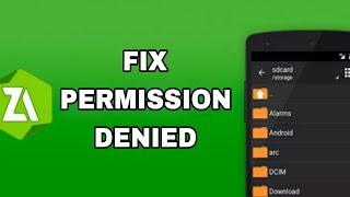 How To Fix And Solve ZArchiver Permission Denied | Final Solution