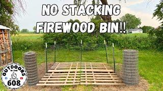 Stacking Firewood No More‼️