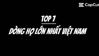 Top 7 dòng họ lớn nhất Việt Nam | Angi Breaklin