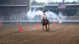2013 State Fair: Ride along with cowboy in shooting demo