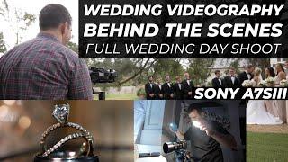 Wedding Videographer Behind the Scenes | Full Wedding Day Job Shadow - Sony A7siii | Aputure 60X