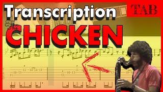Transcription【The Chicken | Bob Mintzer solo (Jaco Pastorius / Invitation)】from ] part1
