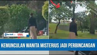 Viral Kemunculan Wanita Misterius Jadi Perbincangan Warga Kota, Diam Tak Bergerak di Pinggir Jalan