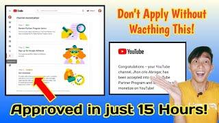 Fastest Way to Get Monetized in Youtube 2021 | Just 15-hour Review Process |