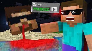 Testing Scary Minecraft SEEDS That are actually REAL!