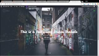 Divi FullScreen Slider