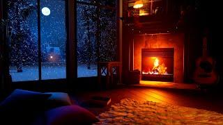 Cozy Fireplace Sounds | Burning and Crackling Fire Sounds for Relaxation, Work, Sleeping | 10 Hours