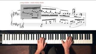 PIANO TUTORIAL  Zdes Khorosho (How Fair This Place) Rachmaninov as approx. played by Volodos