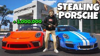 Robbing Porsche Dealership in GTA 5 RP..