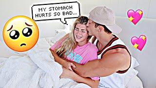CRYING WITH BAD PERIOD PRANK ON HUSBAND (ADORABLE)