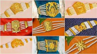 Latest Gold Pearl Mantasha Design/ Light Weight Gold Pearl Mantasha Design ||