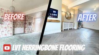 Fitting Herringbone LVT Flooring