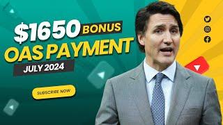 Banks Prepared! OAS $1650 With Bonus Deposits Tomorrow For All Canada Pensioners