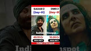 Gadar 2 Vs Omg 2 movie Compression box office Collection#shorts #gadar2 #omg2#sunnydeol #akshaykumar