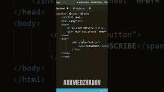How To Use Live Preview in Visual Studio Code #programming #css #html