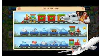 How to fill up the trains & planes quickly | Township Gameplay