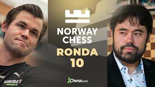 ¿Podrá Magnus Carlsen GANAR el torneo? | Norway Chess 2024 Día 10