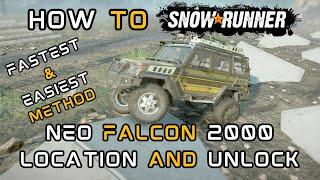 Snowrunner Season 11 - Neo Falcon 2000 Location & How To Unlock Neo Falcon 2000