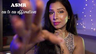 Indian ASMR| slow hand movements | ear-to-ear affirmations | extremely tingly personal attention |4K