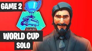 Fortnite World Cup SOLO Game 2 Highlights [Fortnite World Cup Highlights]