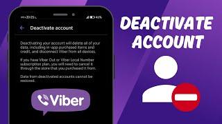 How to Deactivate Viber Account [2024]