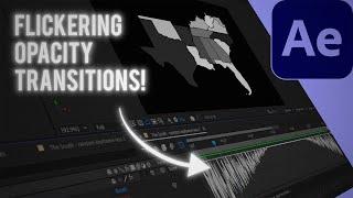 RANDOM Flickering Opacity Transitions in After Effects!