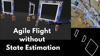 Demonstrating Agile Flight from Pixels without State Estimation (RSS 2024)