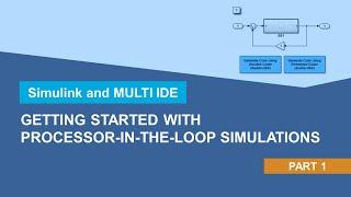 Processor-in-the-Loop Simulations with Simulink and MULTI IDE: Getting Started