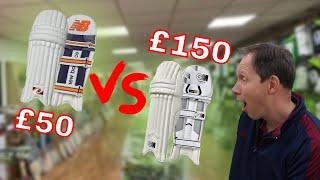 £50 VS £150 CRICKET BATTING PADS | WHAT'S THE DIFFERENCE?